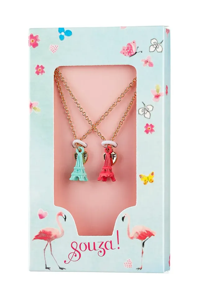 Souza BFF Eiffel Tower bracciali oro 2 pezzi amicizia