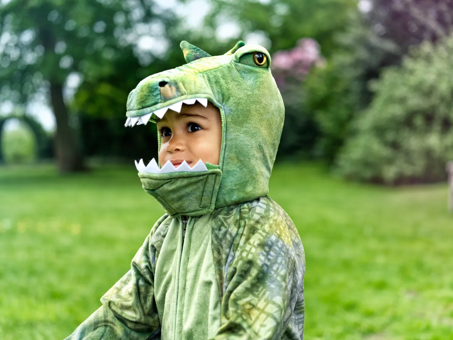 Souza T-Rex Jumpsuit costume dinosauro verde