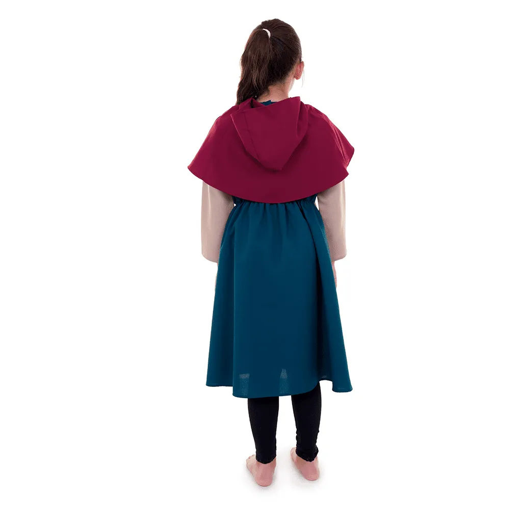 Pretend to Bee Viking Girl costume bambina mantello bordeaux