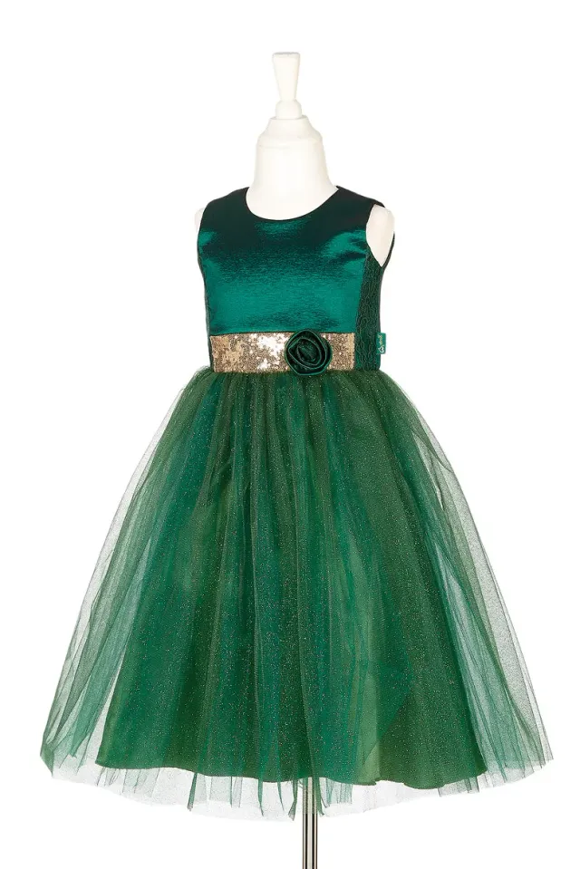Souza Luisa vestito da principessa verde