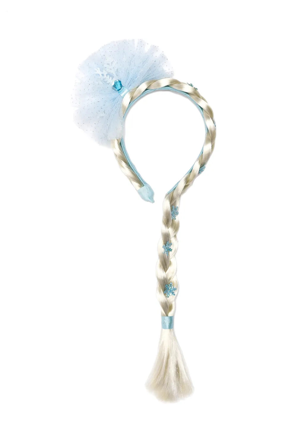 Great Pretenders Ice Queen Princess treccia per capelli bionda