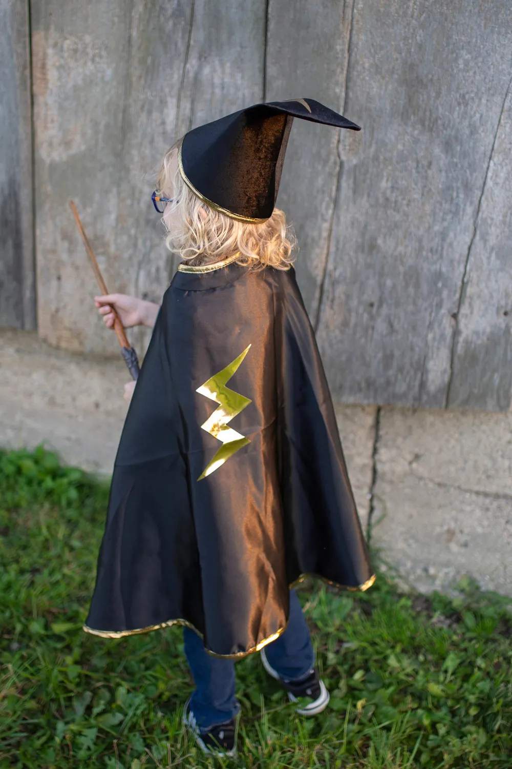 Great Pretenders Reversible Wizard mantello da mago con cappello
