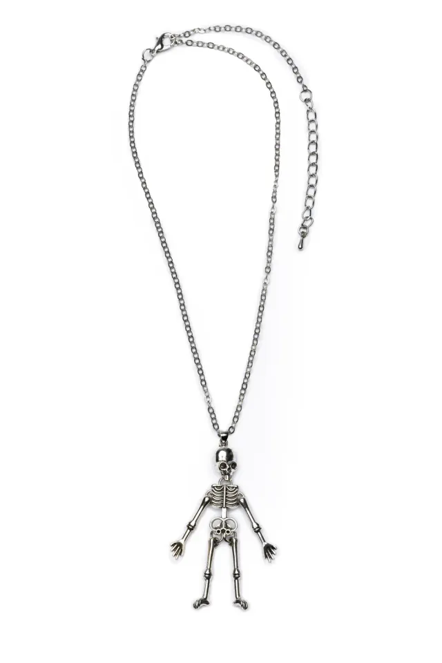 Great Pretenders Spooky Scary Skeleton collana scheletro