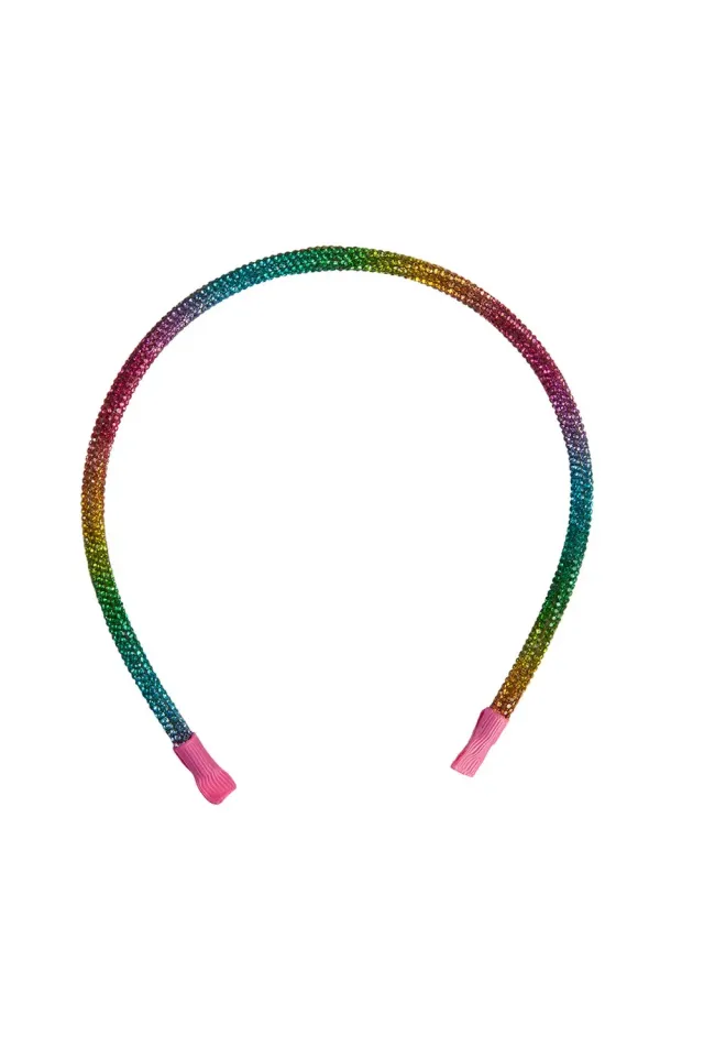 Great Pretenders Rockin Rainbow cerchietto arcobaleno neon
