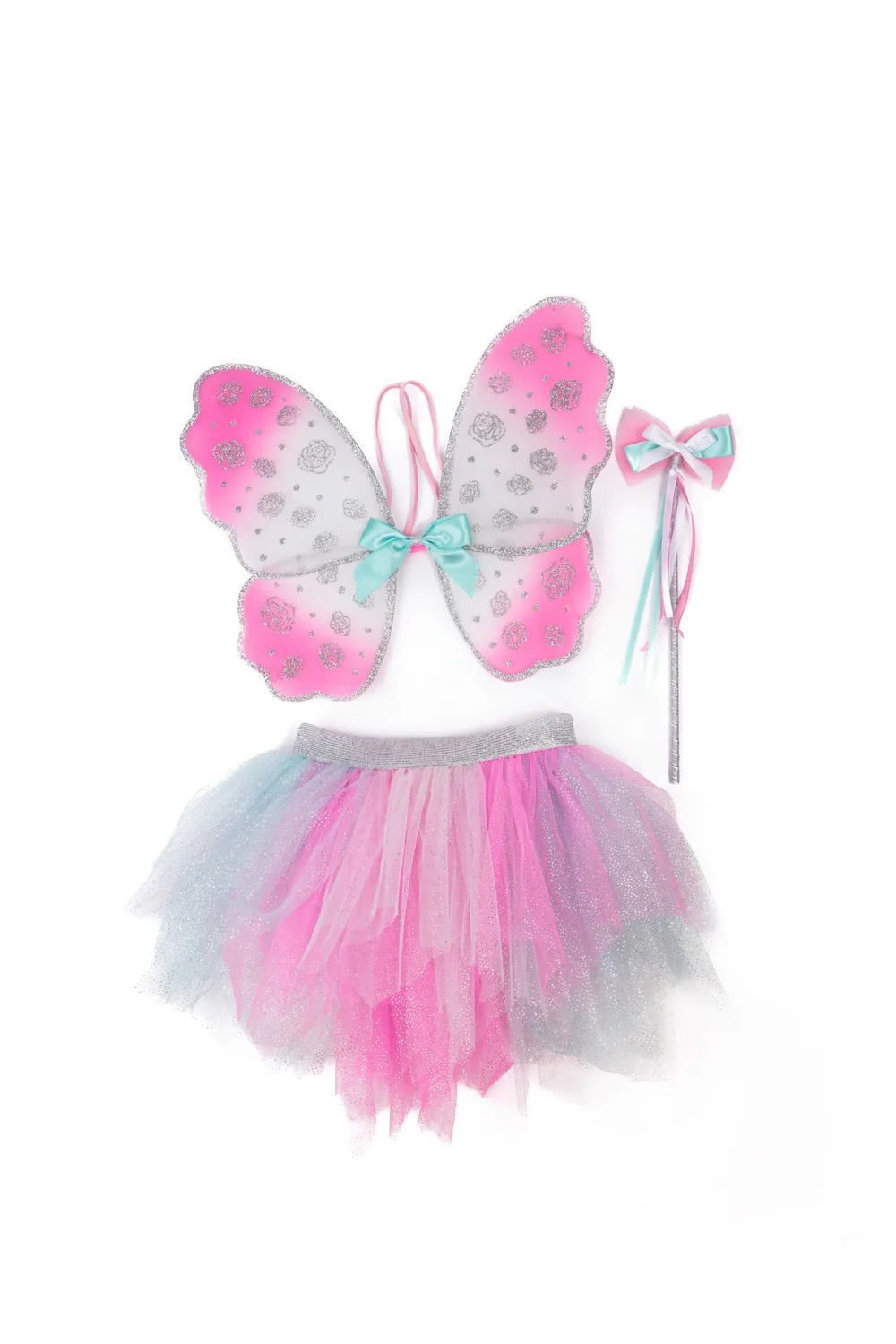 Great Pretenders Think Mint Pink set gonna fata con ali e bacchetta