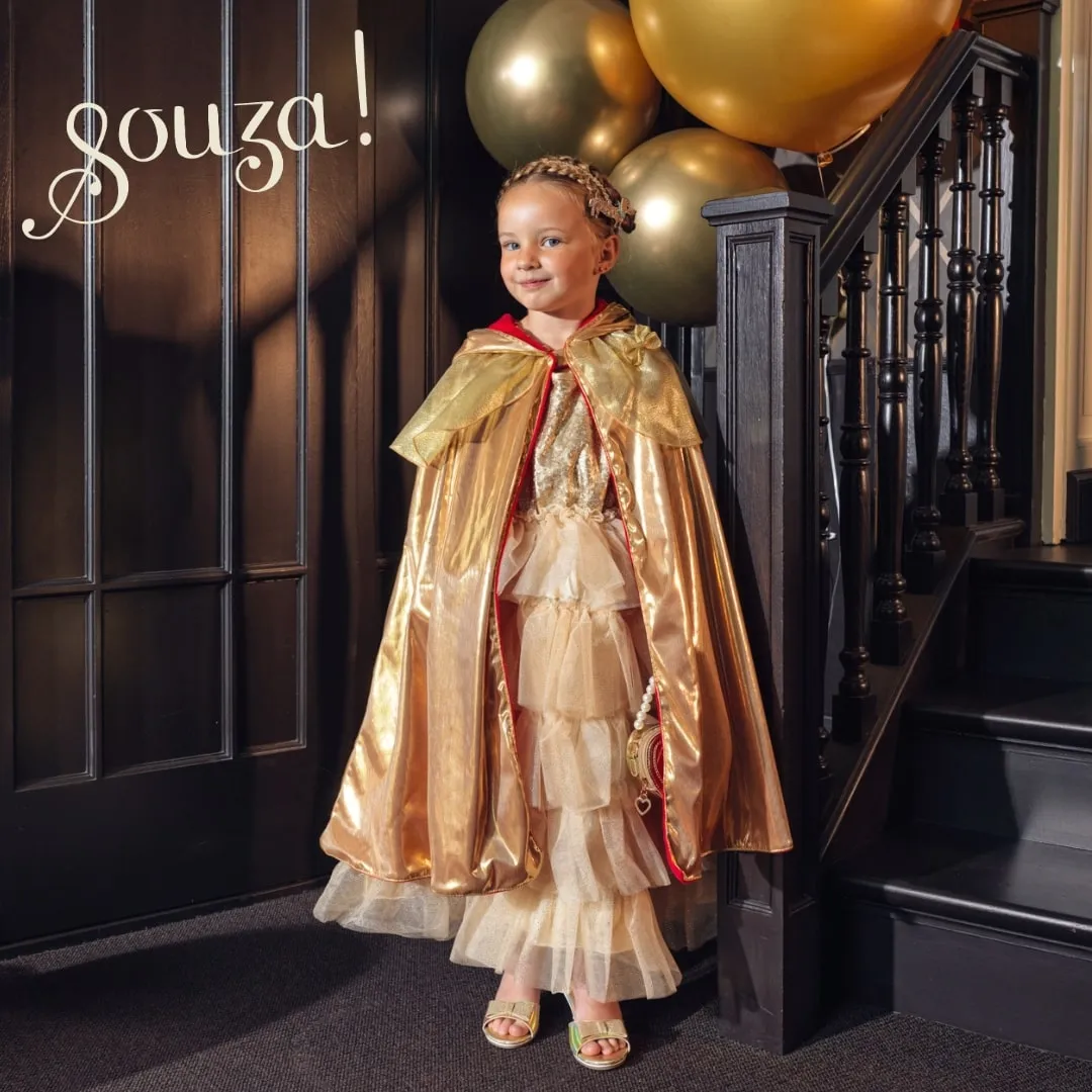 Souza! Princess Red Riding Hood mantello reversibile oro rosso