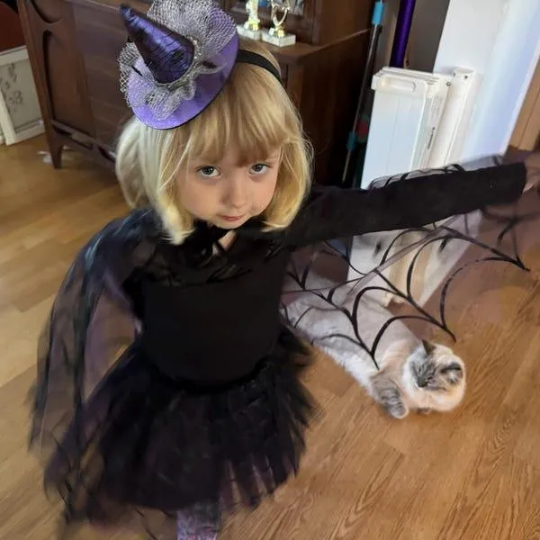 Great Pretenders Spider Witch costume tutu e mantello