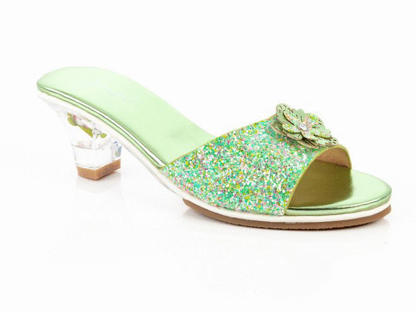 Souza! Pippa scarpette tacco alto verde menta metallizzato