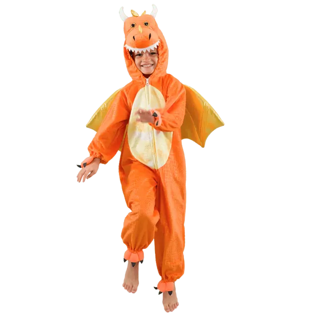 PRETEND TO BEE Orange Dragon costume drago arancione bambino