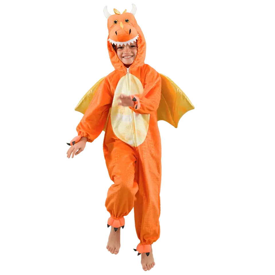 PRETEND TO BEE Orange Dragon costume drago arancione bambino