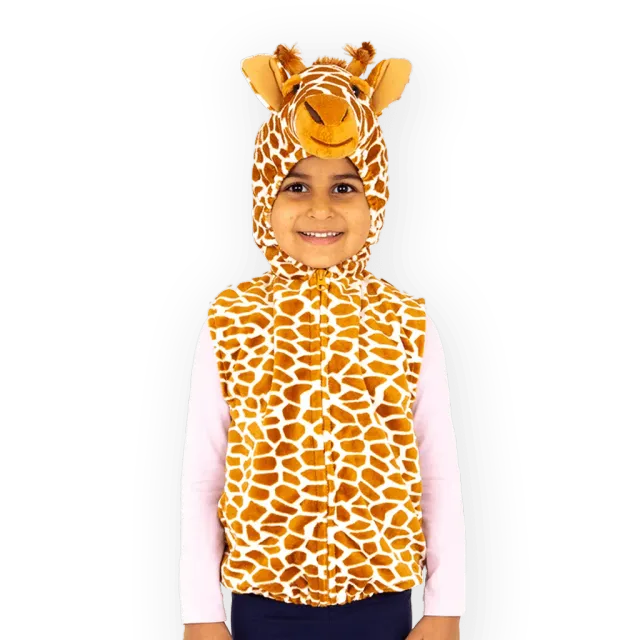 Pretend to Bee Giraffe gilet giraffa peluche con cappuccio