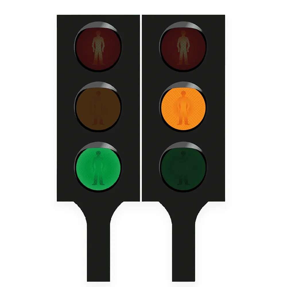 PRETEND TO BEE Traffic Light Toy Signs segnali semaforo 2 pezzi