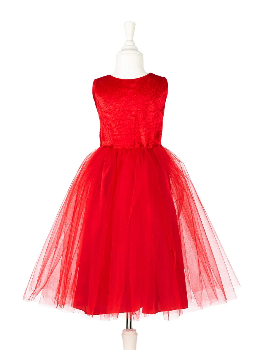 Souza! Scarlet Glitter Party Dress vestito da principessa rosso