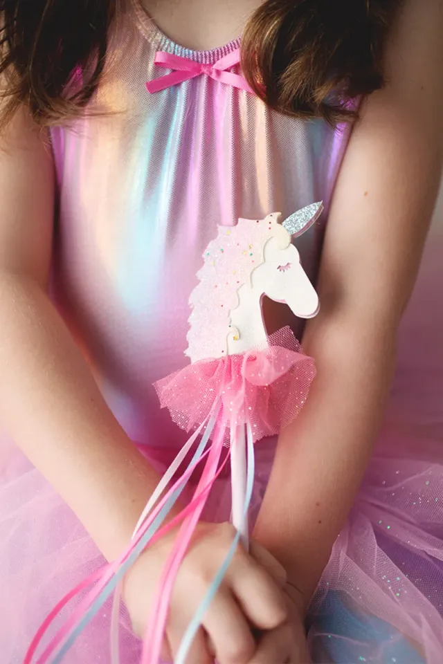 Great Pretenders Fanciful Unicorn bacchetta magica rosa