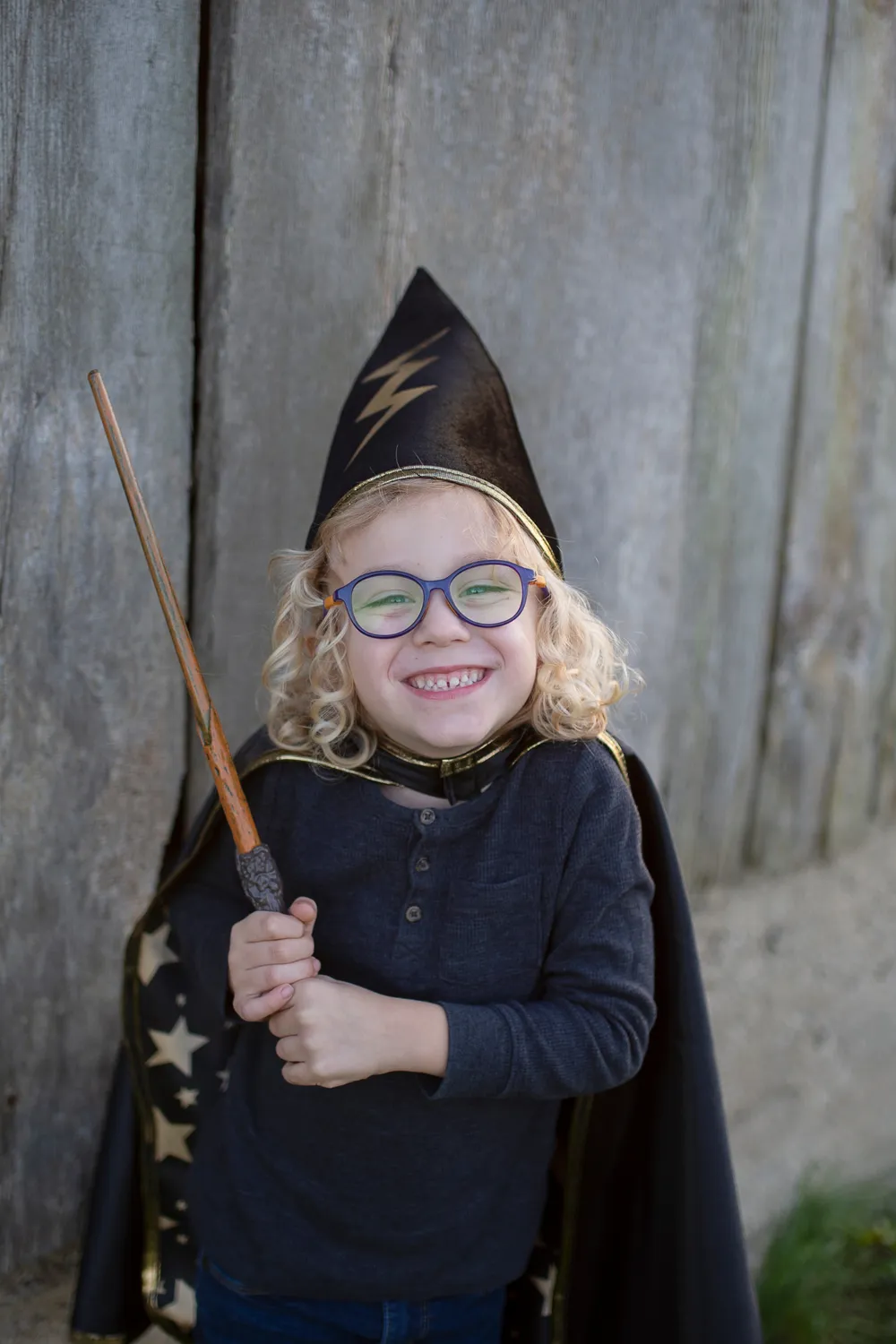 Great Pretenders Reversible Wizard mantello da mago con cappello