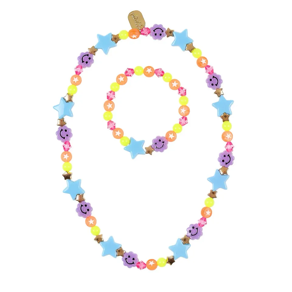 Souza! Pebble Star Set Collana Bracciale Blu