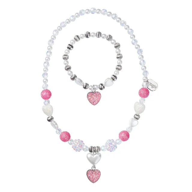 Souza! Mikky Heart set collana e bracciale cuore
