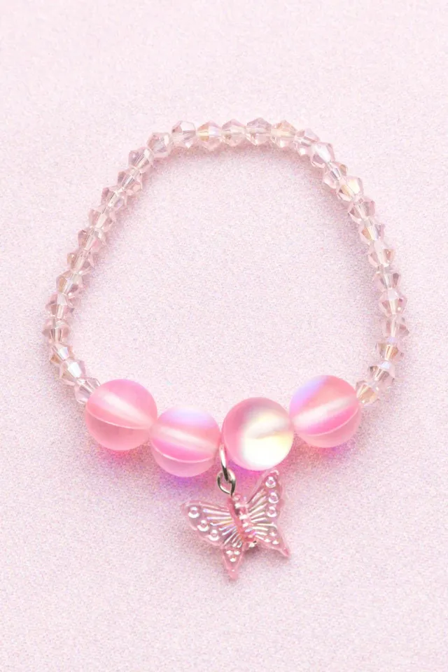 Great Pretenders Boutique Holo Pink Crystal bracciale