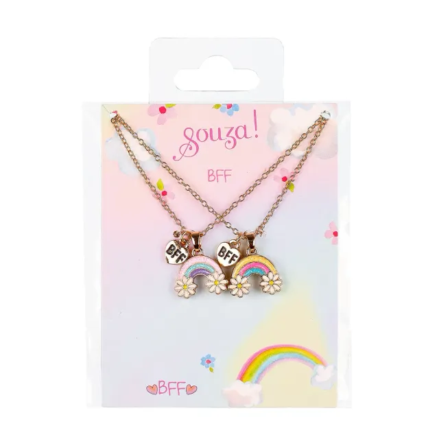 Souza BFF Rainbow set collane 2 pz oro