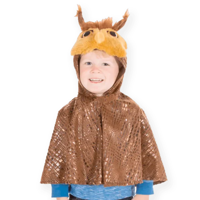 Pretend to Bee Gufo Mantello Costume Bambino con Cappuccio