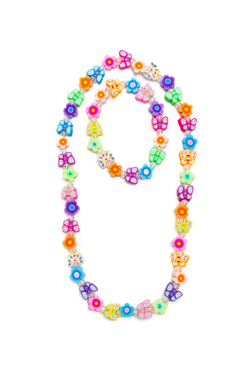 Great Pretenders Flutter Flowers set collana e bracciale