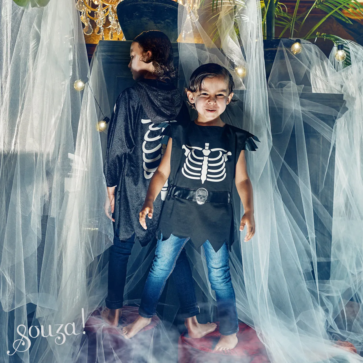 Souza! Casper mantello bambino nero Halloween