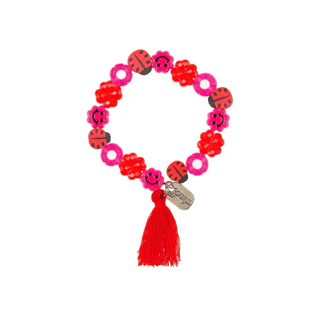 Souza! Ladybird bracciale bambina rosso portafortuna