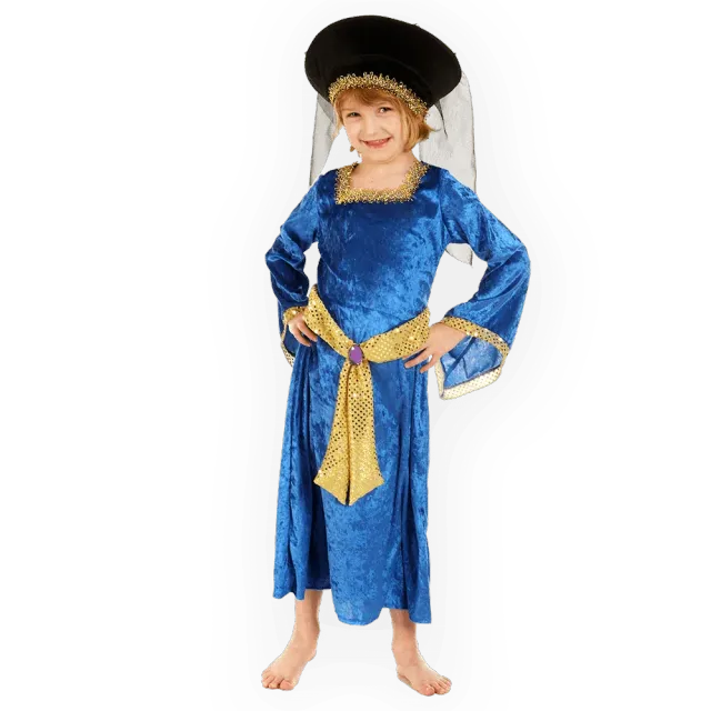 Pretend to Bee Mary Tudor costume bambina velluto blu