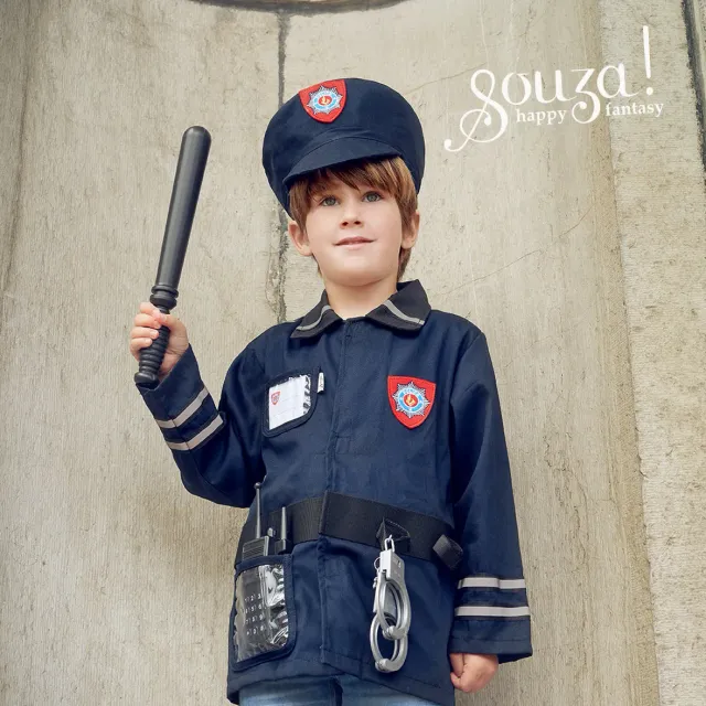 Souza! Policeman costume poliziotto blu 5-7 anni