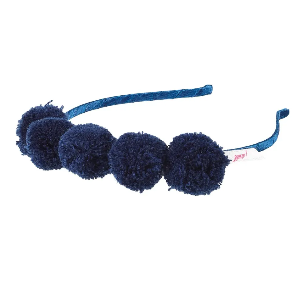 Souza! Tiara Rosa pompom cerchietto con pompon