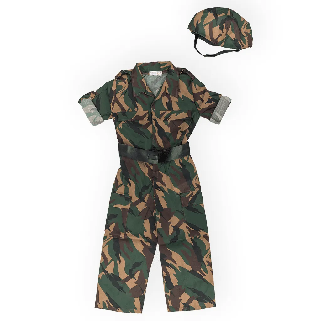 PRETEND TO BEE Army Soldier costume soldato mimetico bambino