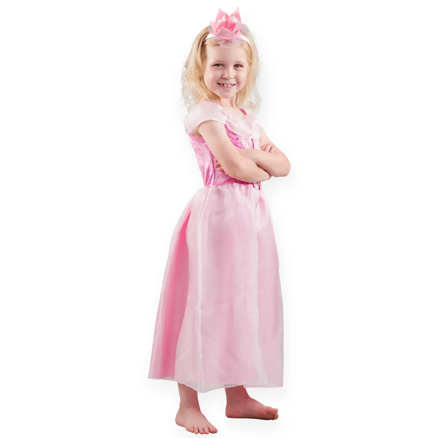PRETEND TO BEE Pink Princess vestito principessa bimba