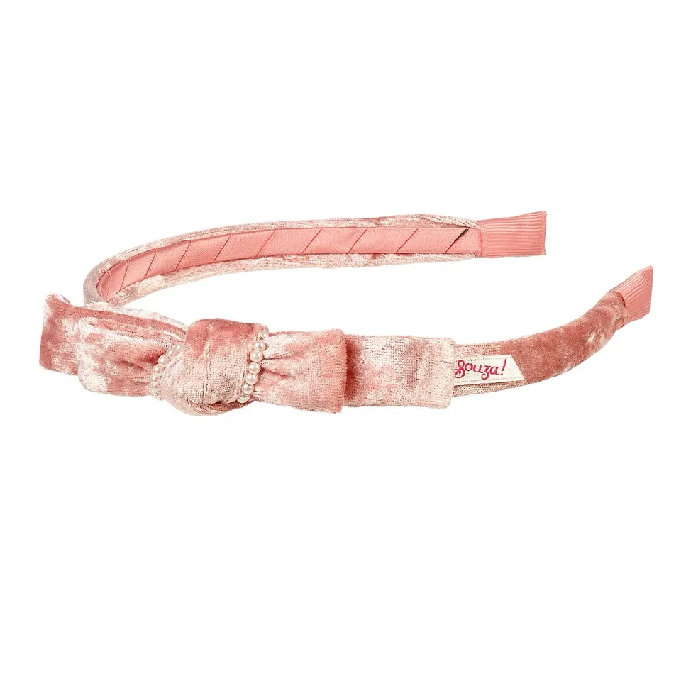Souza Ivon corona fiocco rosa per travestimento
