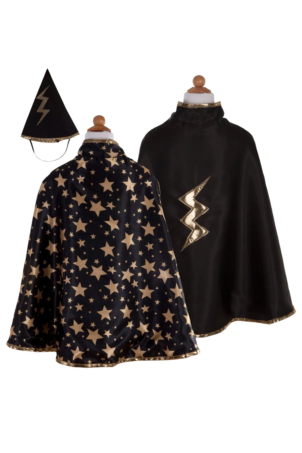Great Pretenders Reversible Wizard mantello da mago con cappello