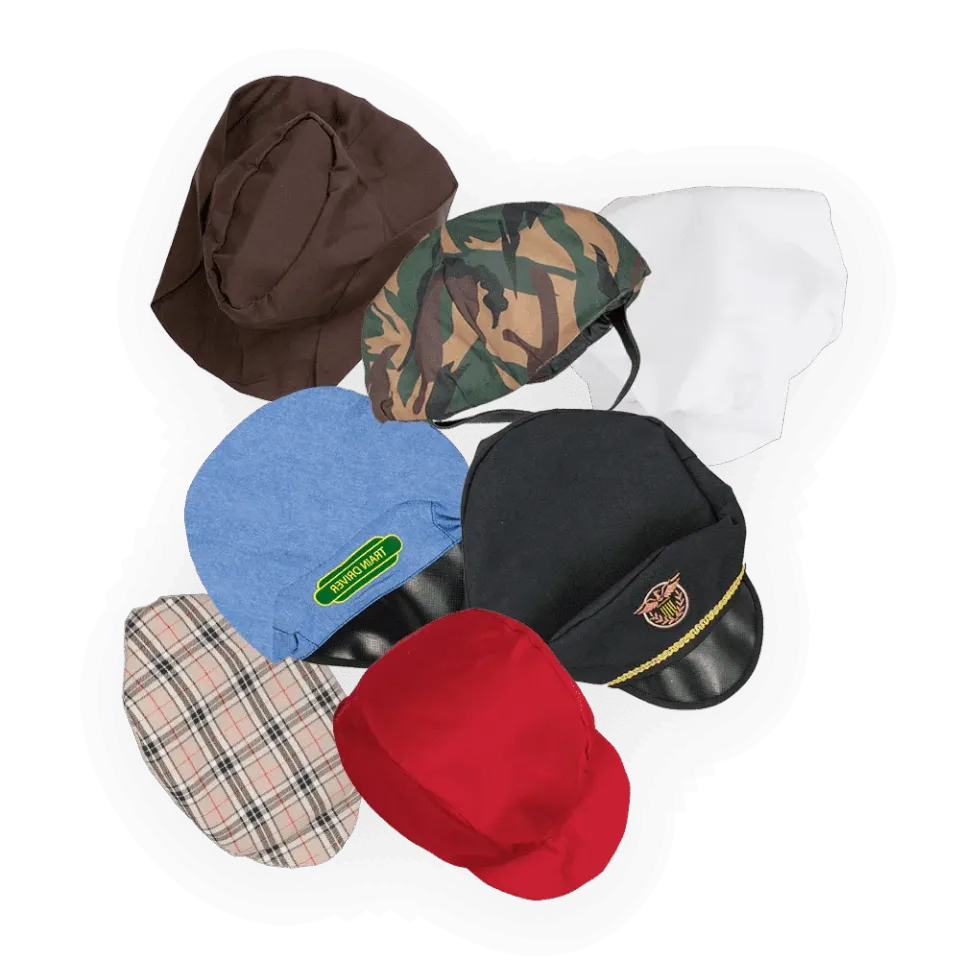 Pretend to Bee Occupations set cappelli mestieri bambini