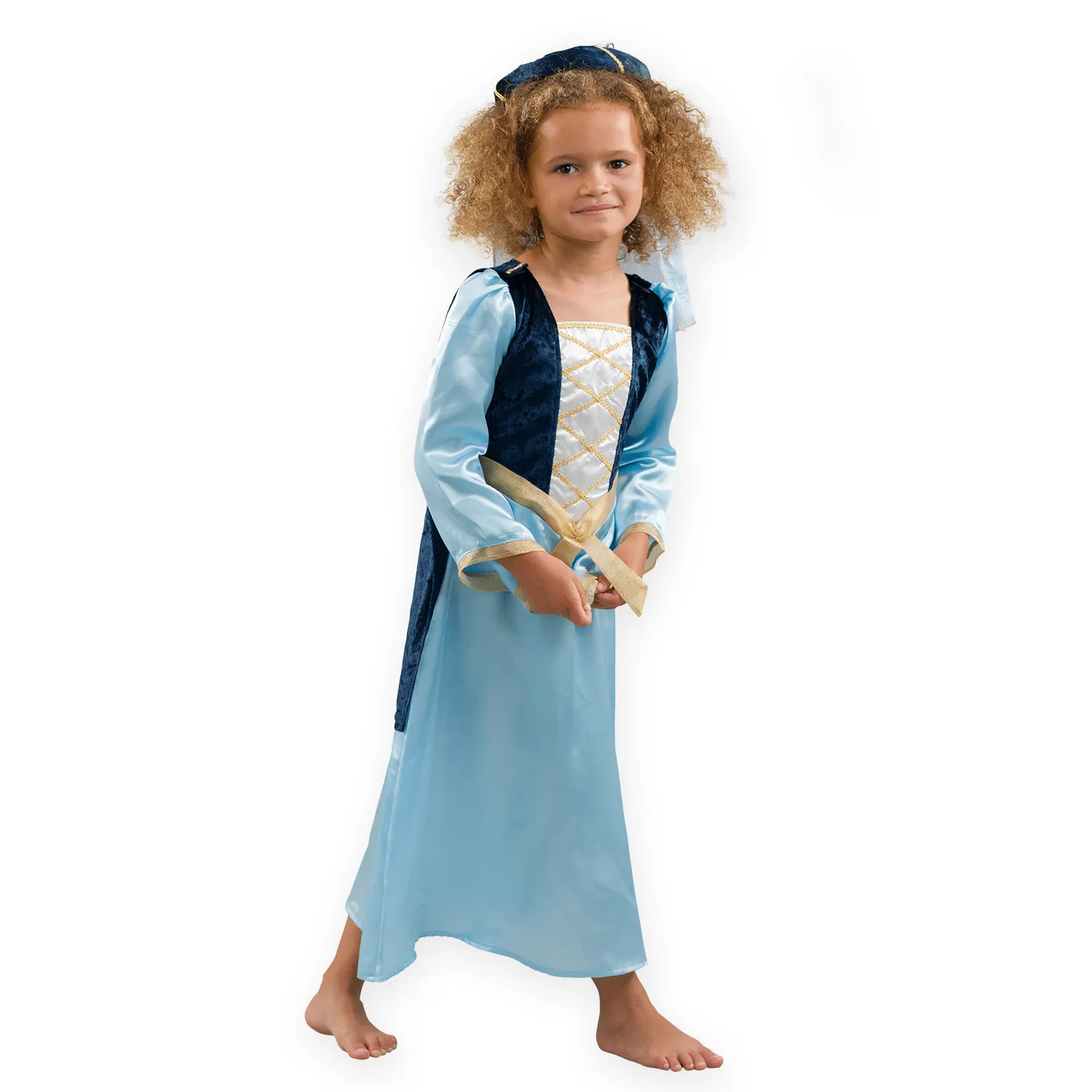 Pretend to Bee Maid Marian costume medievale bambina blu