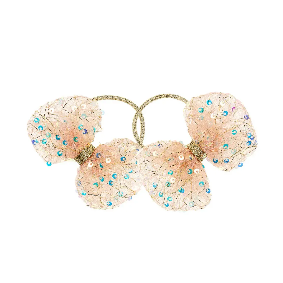 Souza Babbe elastici capelli fiocco oro