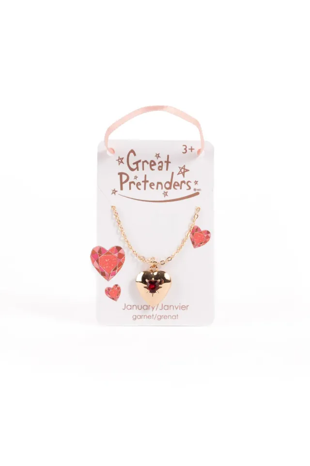 Great Pretenders Birthstone Heart Collana Ciondolo Cuore