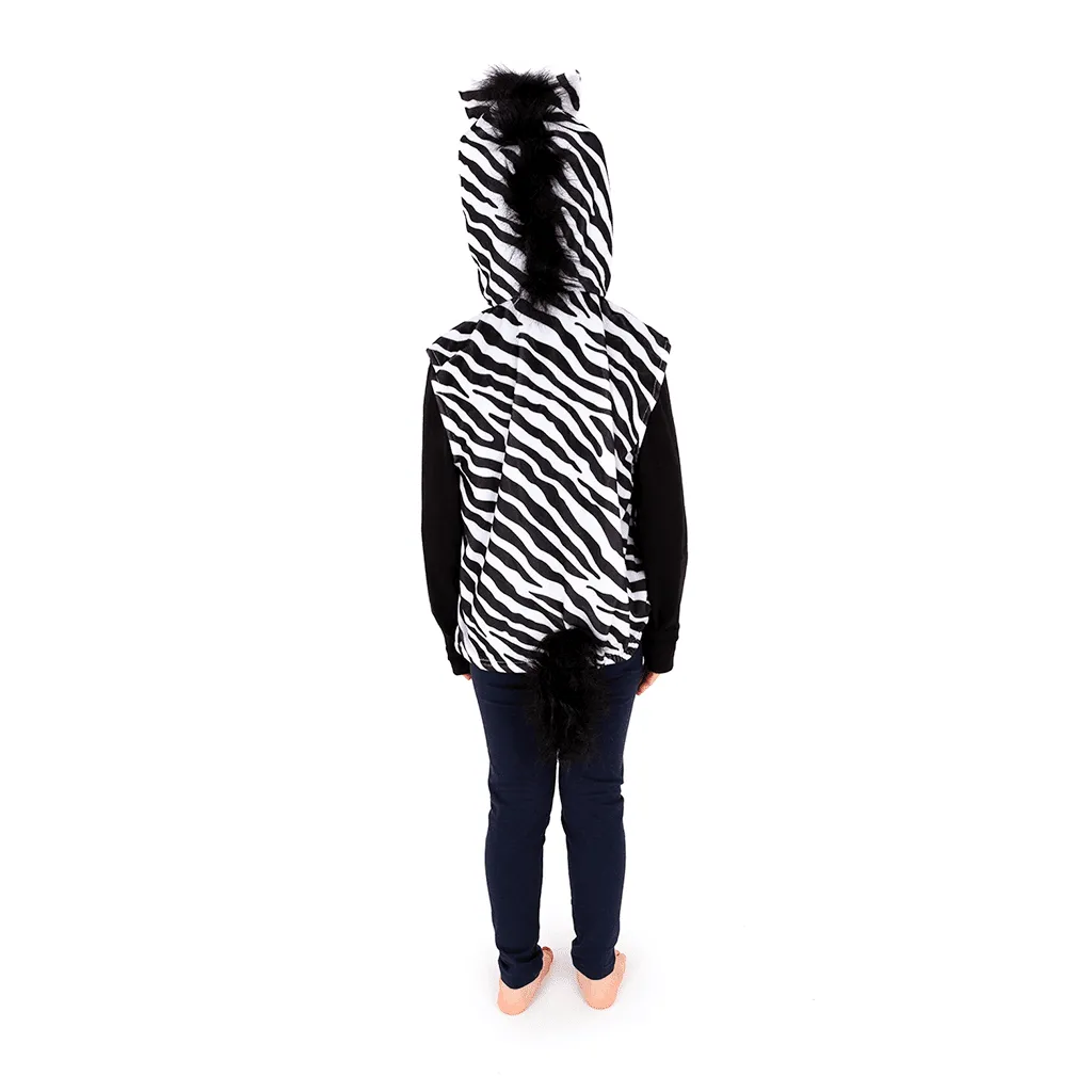Pretend to Bee Zebra felpa costume bambino con coda