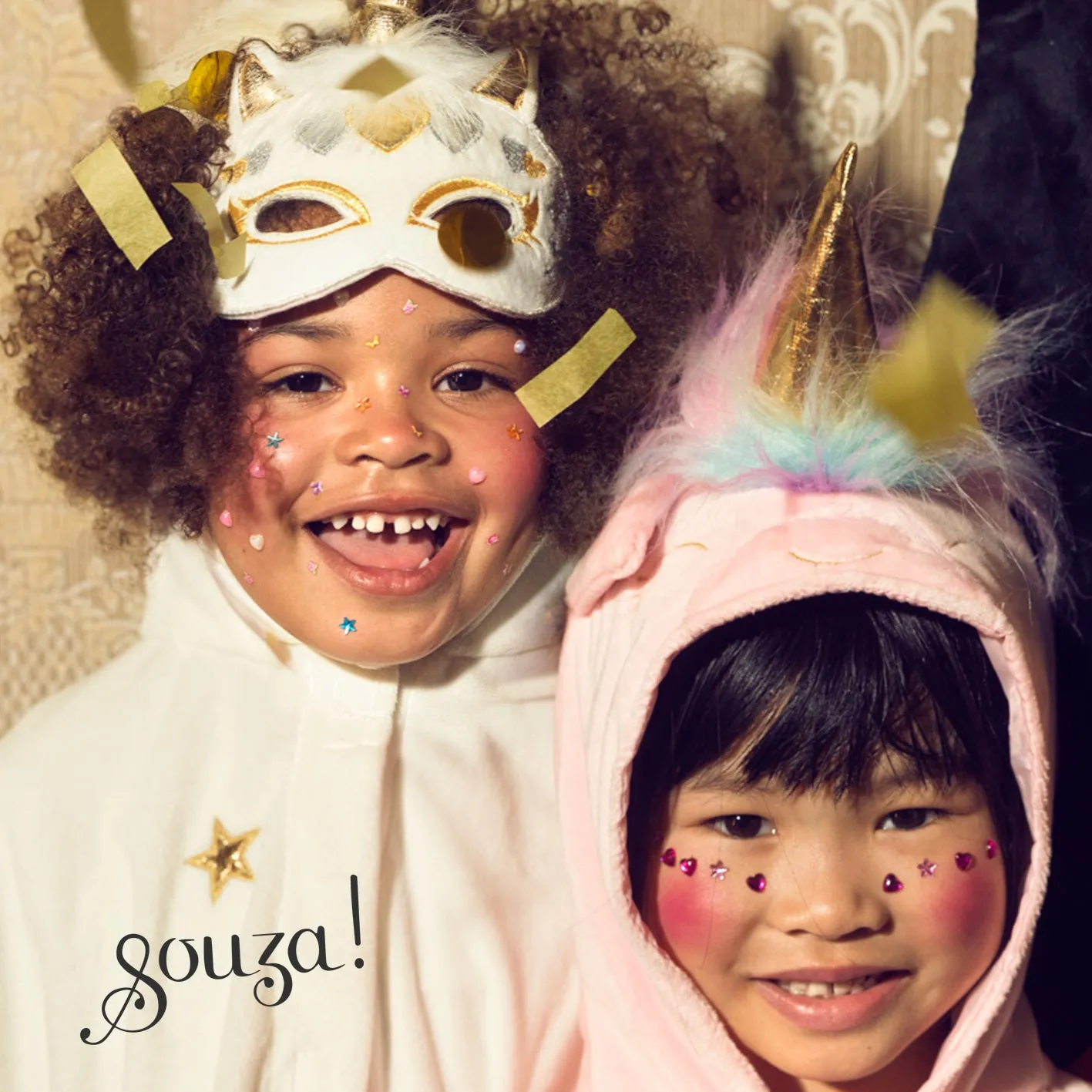 Souza! Unicorn maschera unicorno bianca bimbi