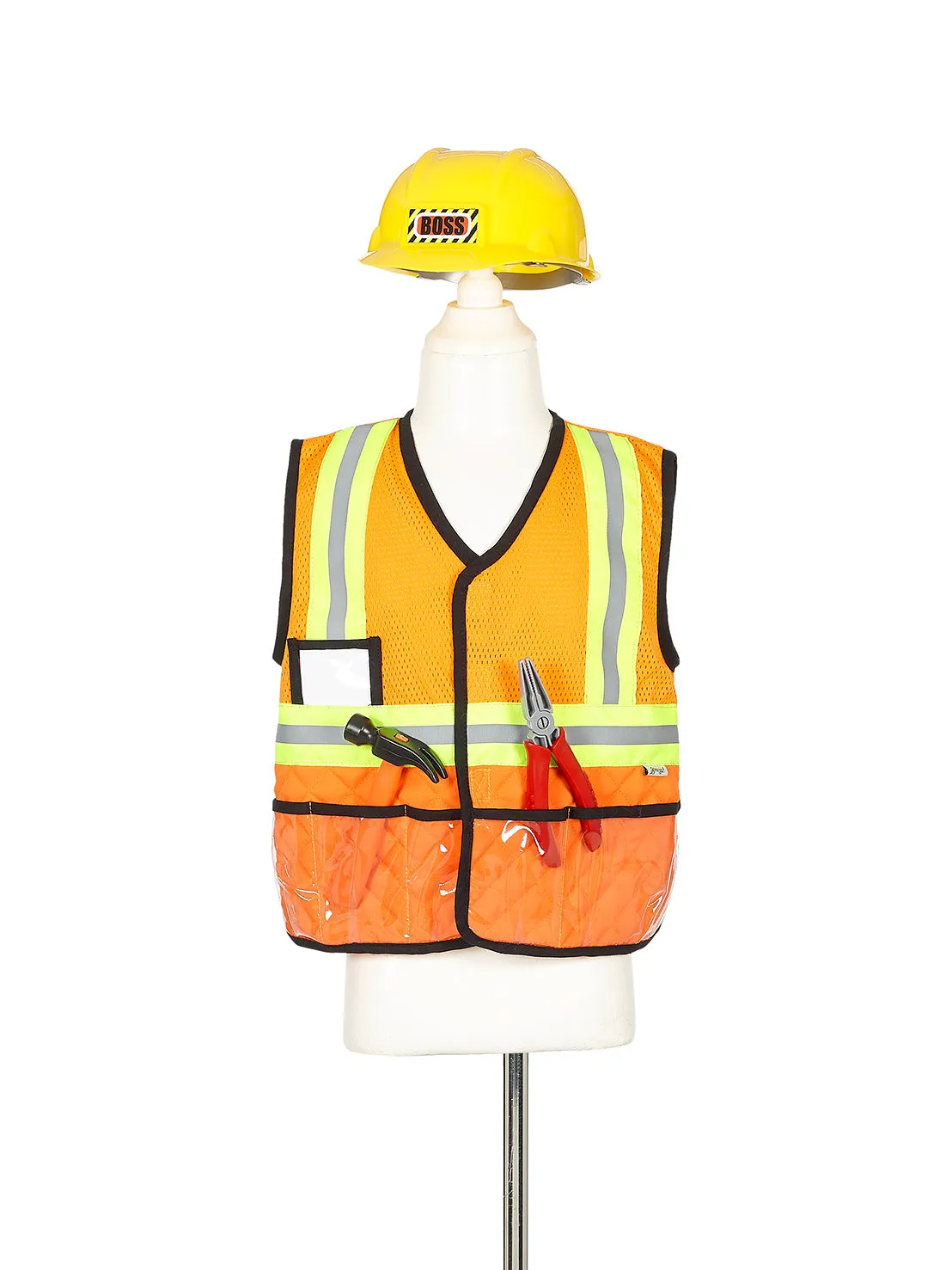 Souza! Construction Worker Set costume muratore 4-7 anni