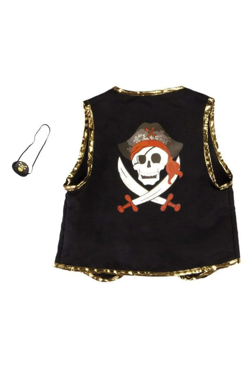 Great Pretenders Pirate Vest costume pirata con benda