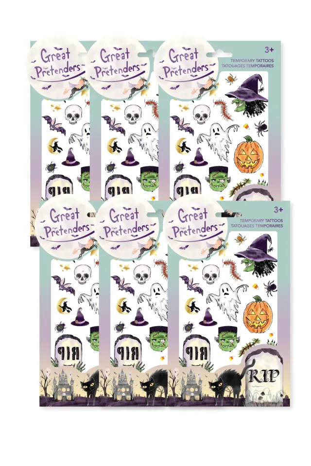 Great Pretenders Halloween tatuaggi temporanei glitter
