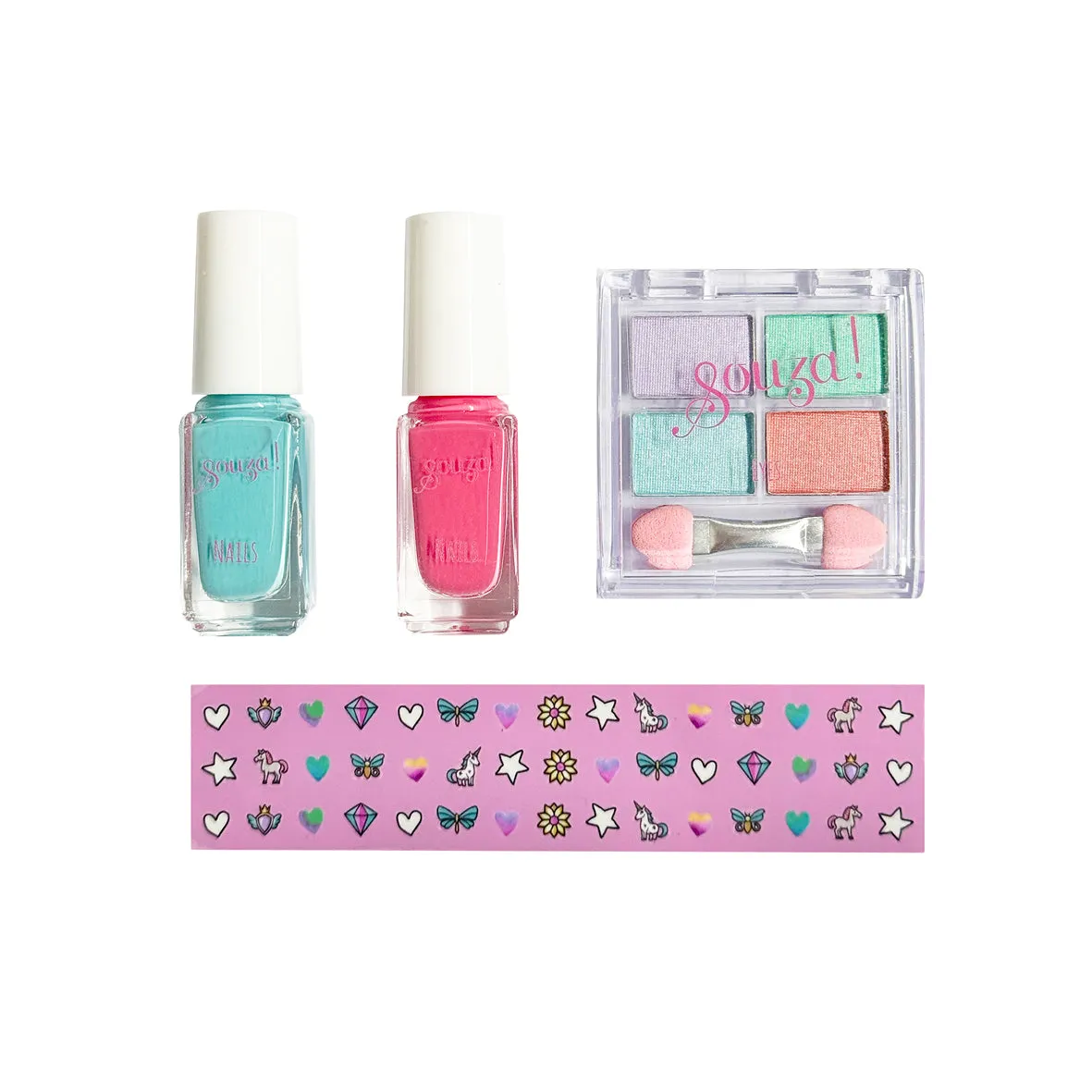 Souza! Unicorn set trucchi occhi smalti