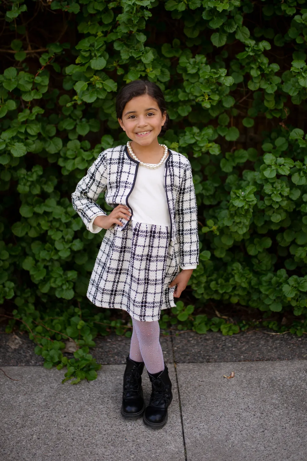 Great Pretenders Coco Fashionista vestito giacca perle bimba