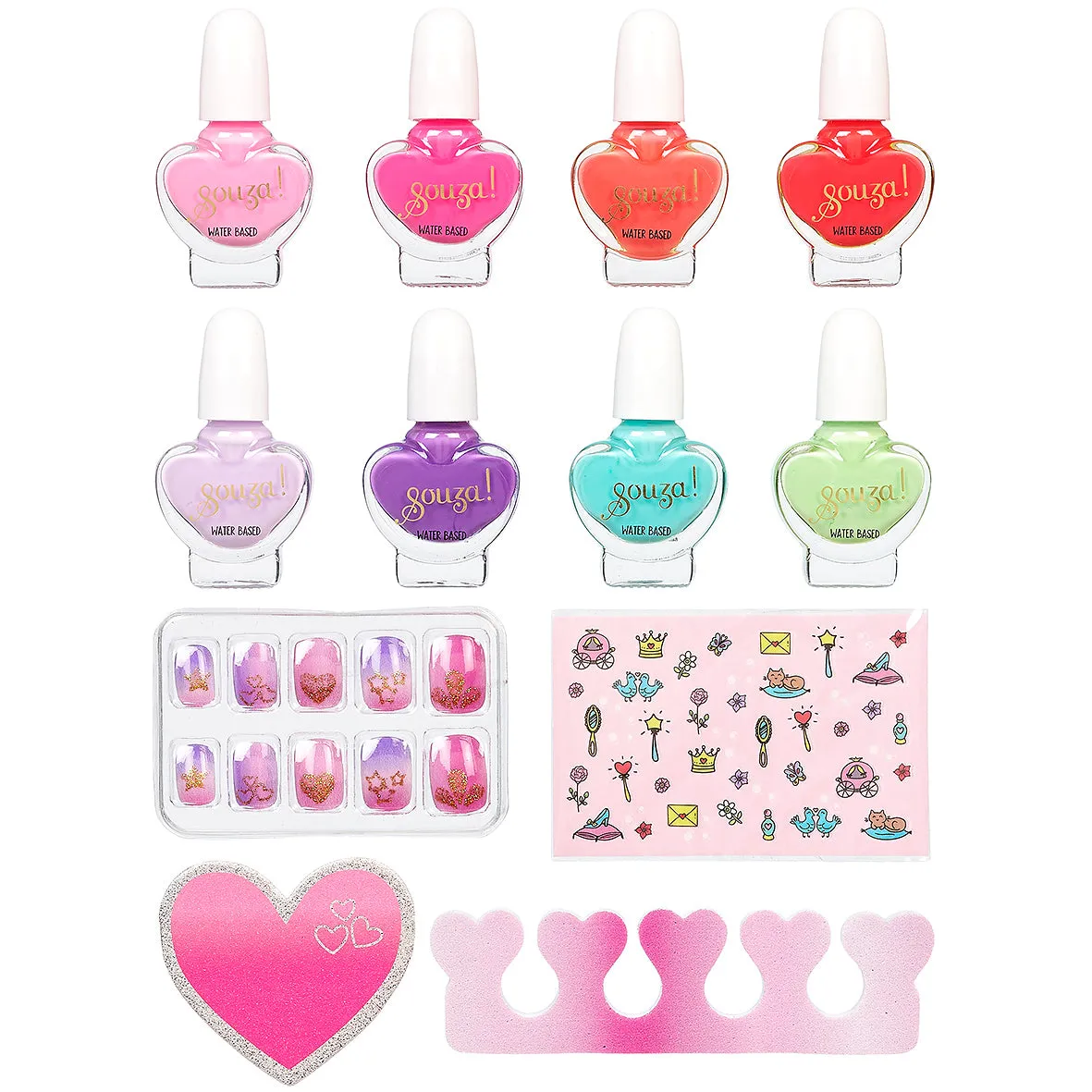 Souza Princess set unghie bambina multicolore