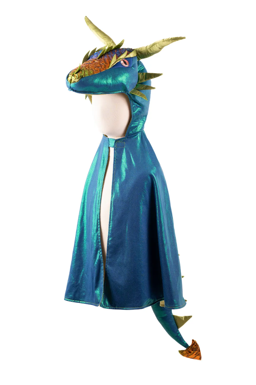 Great Pretenders Metallic Dragon mantello drago bambina