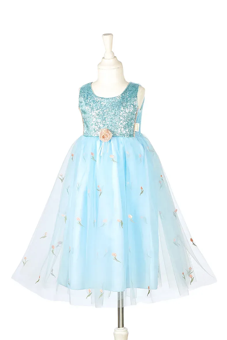 Souza! Nicolette vestito floreale blu