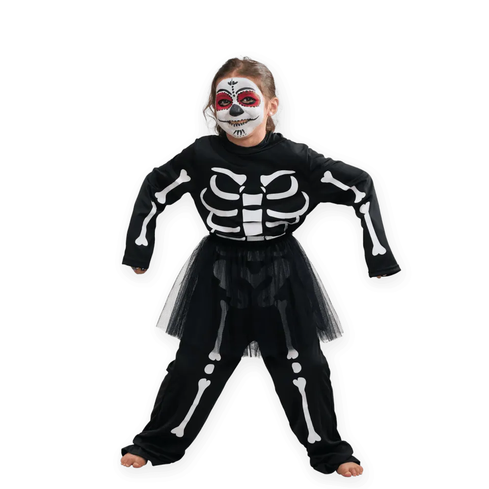 Pretend to Bee Skeleton Dress Costume scheletro Halloween