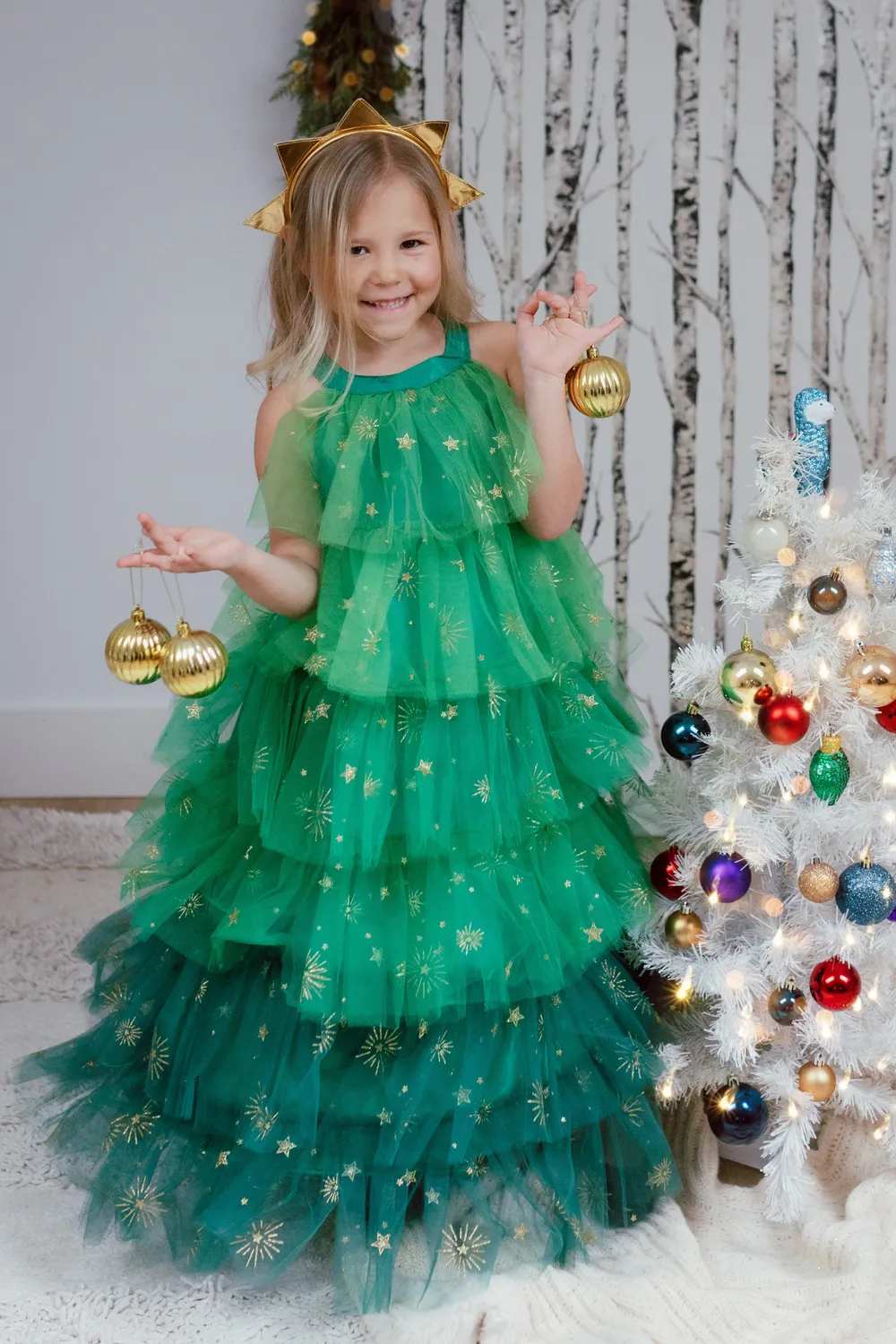 Great Pretenders Christmas Tree vestito natale bambina